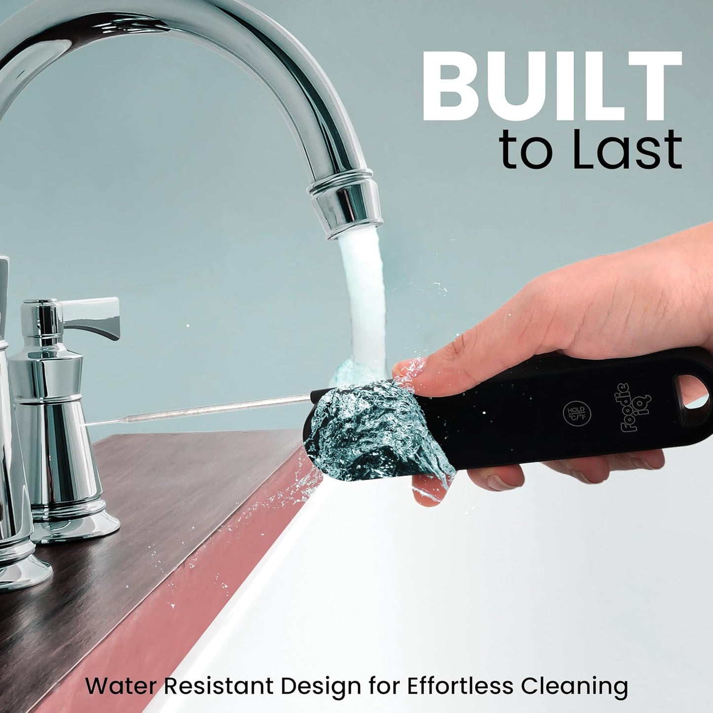 Thermocouple Food Thermometer, <1 Second Response time, ±0.5°F Accuracy, IP67 Waterproof, Magnetic, Auto-Rotate Digital Thermometer for Cooking, Oven, Grill, BBQ, Liquid, Brewing, Tea, Candy