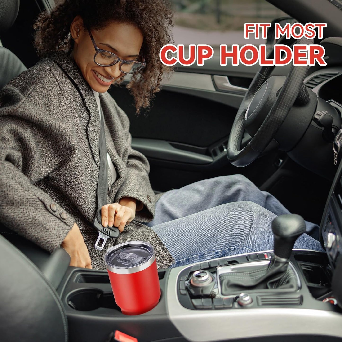 30 oz Tumbler with Lid Stainless Steel Tumblers Bulk Vacuum Insulated Cup Reusable Powder Coated Travel Mug Double Wall Leak Proof Cups Keep Cold Drinks for 12 Hours Wine Red, Set of 8