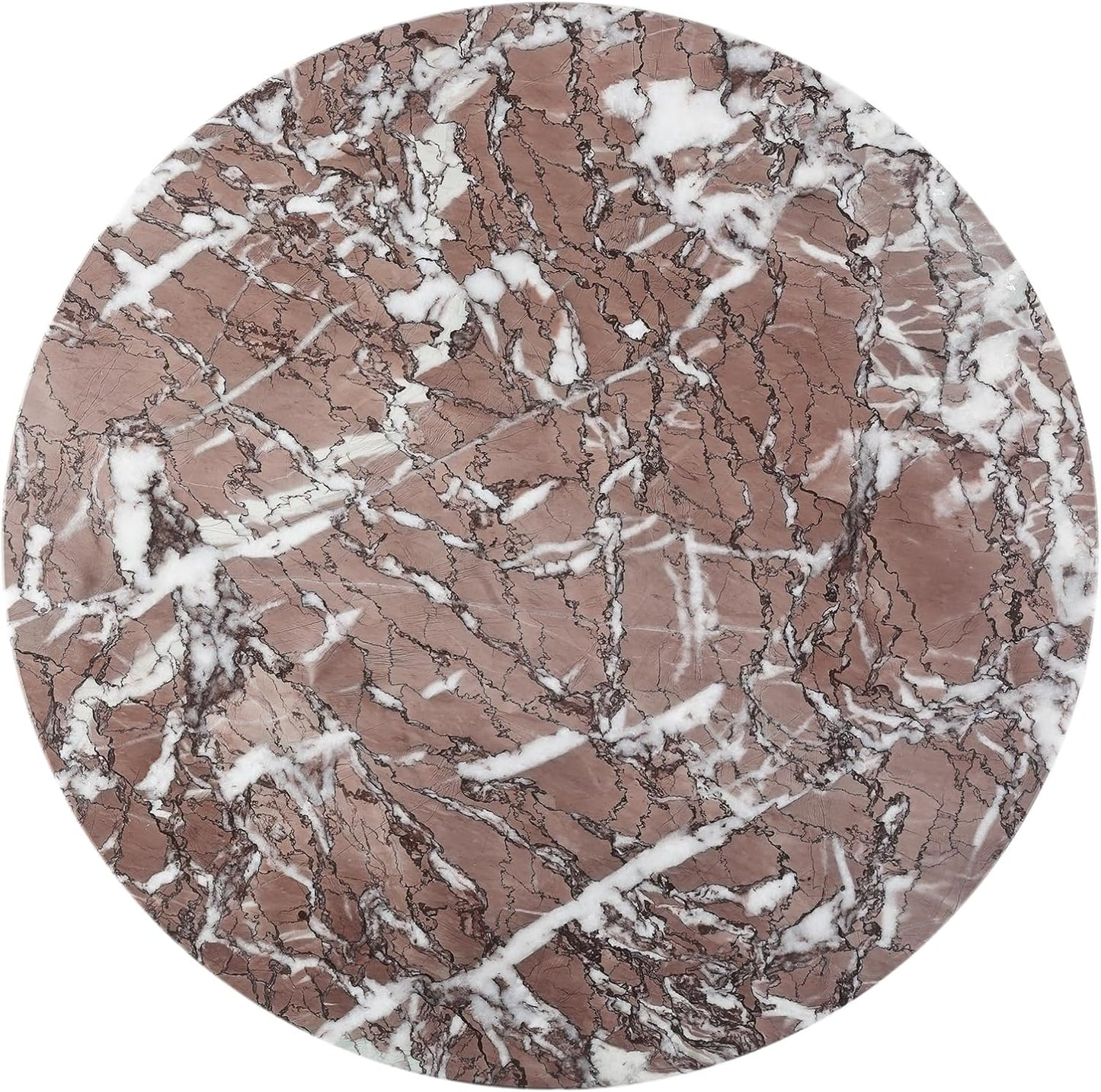 Koville African Lilac Marble Cutting Board Serving Tray for Kitchen Countertop, 16" Large Marble Cheese Board for Baking, Charcuterie, Pastry, Trivet, Heat Resistant Stone Cutting Boards for Kitchen