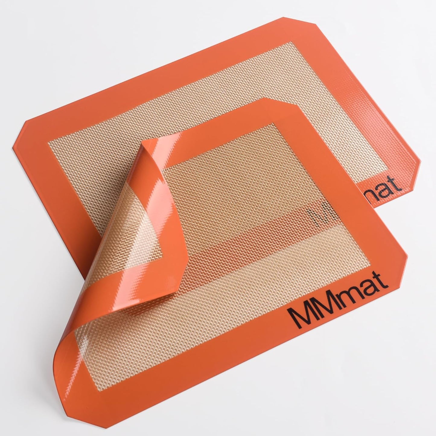 Silicone Baking Mats - Best German Silicone - Non Slip Silicone Baking Sheet, Non Stick Reusable Silicone Mats for Baking, Oven Liner, Counter Mat - 2 Toaster Oven Size Baking Mats