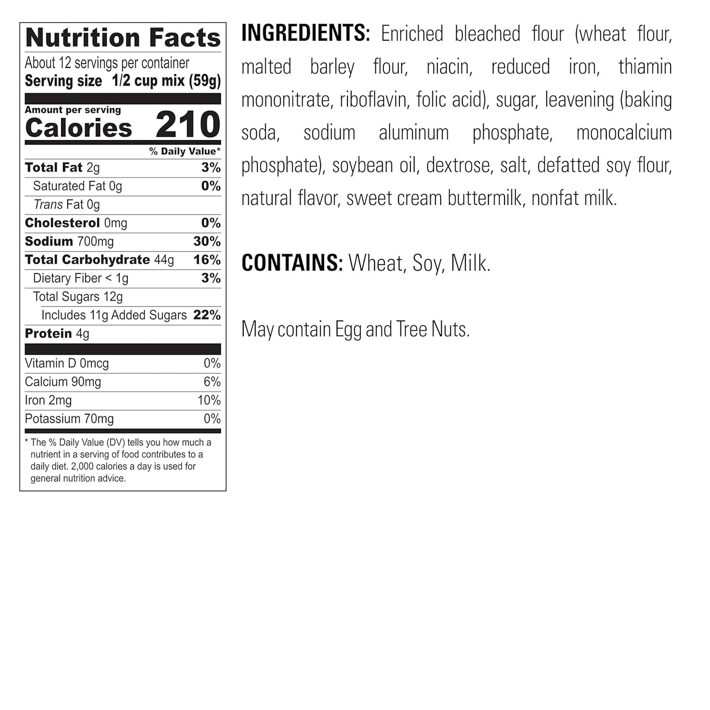 Krusteaz Original Pancake Mix Sweet Cream, 26 Ounce (Pack of 6)