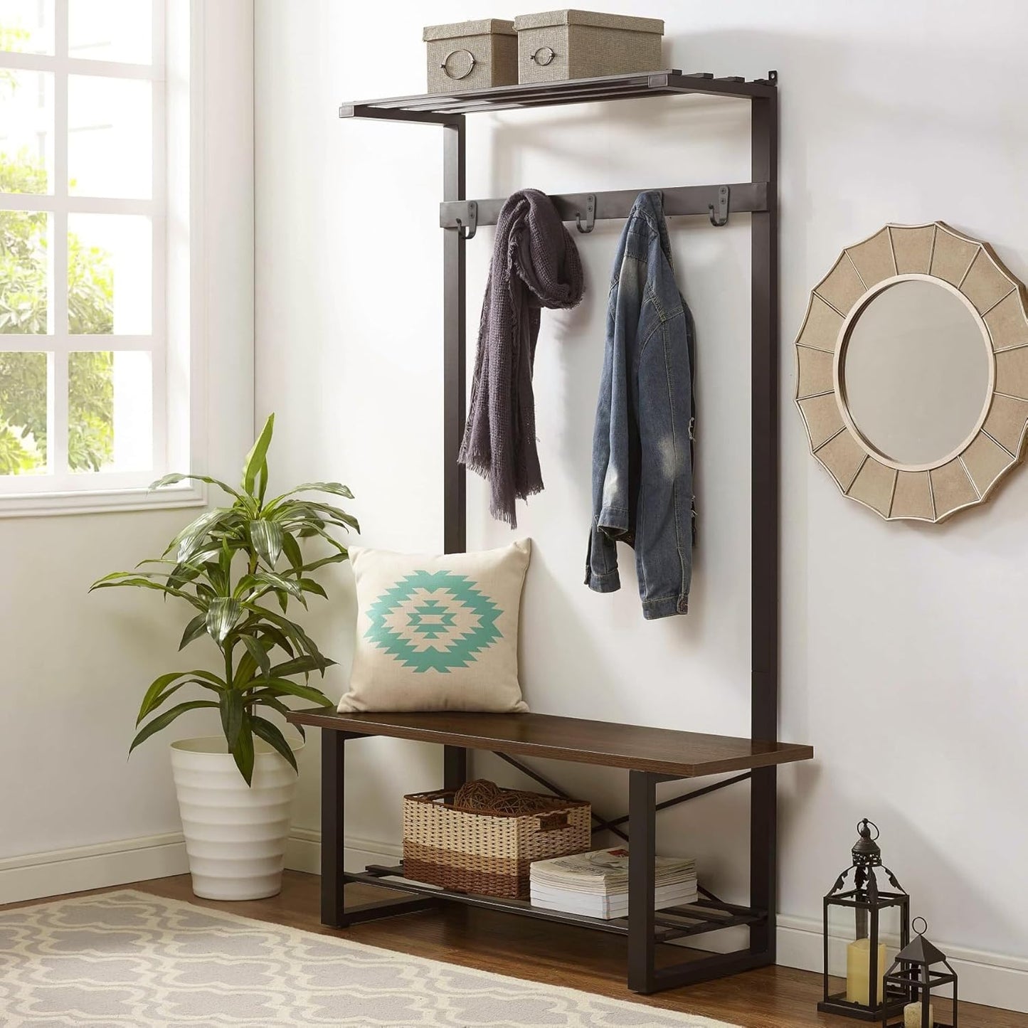 20PCS Heavy Duty Metal Coat Hooks for Wall, Single Prong Hanging Hooks with 40 Screws for Towels, Backpacks, Hats & Dog Leashes