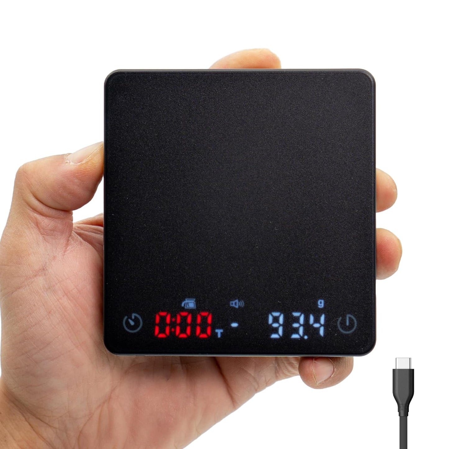 Nano Coffee Scale with Timer, Espresso Scale with Auto Tare, Touch Sensor and Silicone Cover