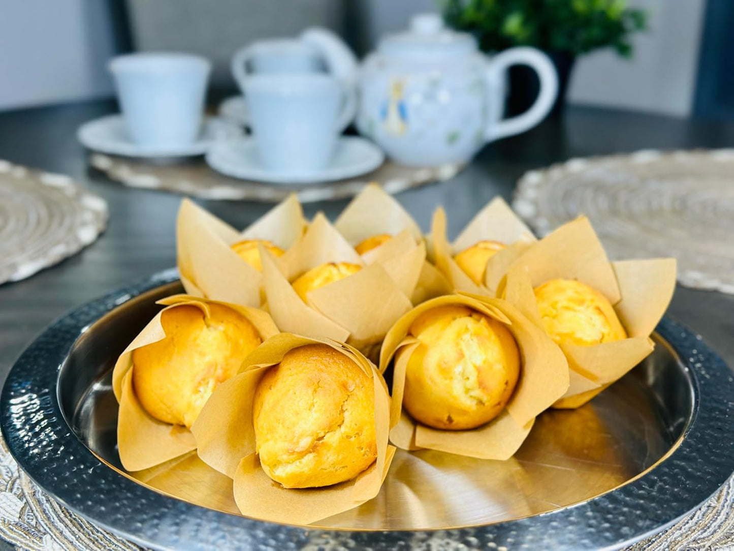 Molibake Vanilla Muffin Mix – Pack of 2 – Premium Vanilla Muffins Baking Mix for Home Oven and Muffin Maker – 14 oz – All-Natural Easy-to-Use Mix for Fluffy, Bakery-Style Homemade Muffins