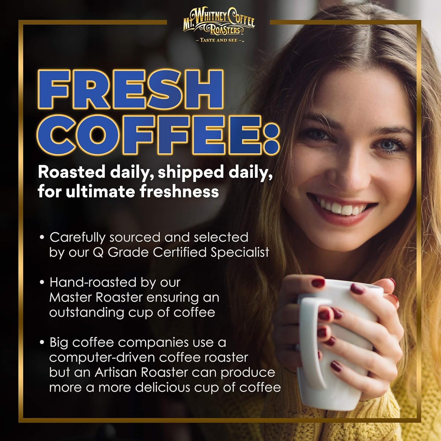 Mt. Whitney Organic Ethiopia Guji Coffee (Ground, 12 Oz)