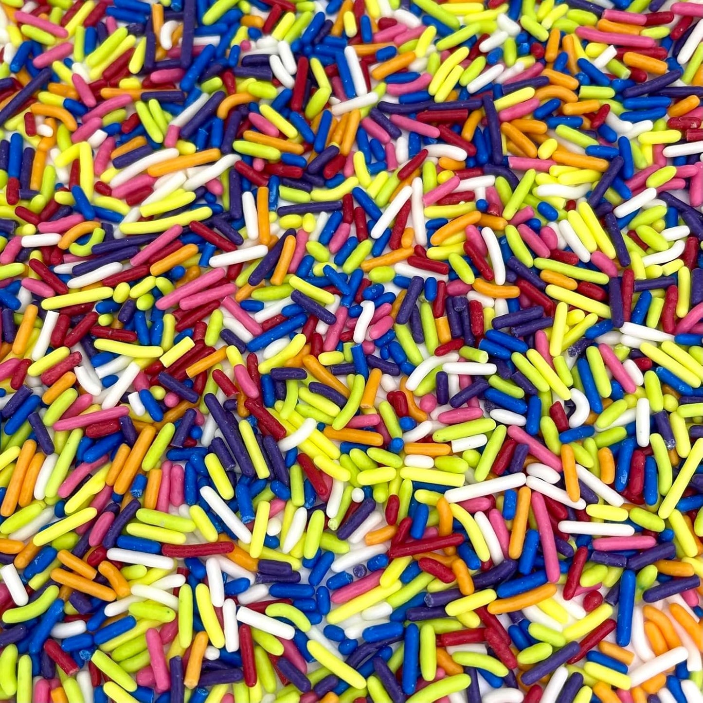 Manvscakes, Natural Rainbow Sprinkles, No Artificial Dyes, Gluten Free, Nut Free, 3 ounces, Cake Decorations, Cupcake Sprinkle Blend, Baking, Birthday Cake, Ice Cream Topping