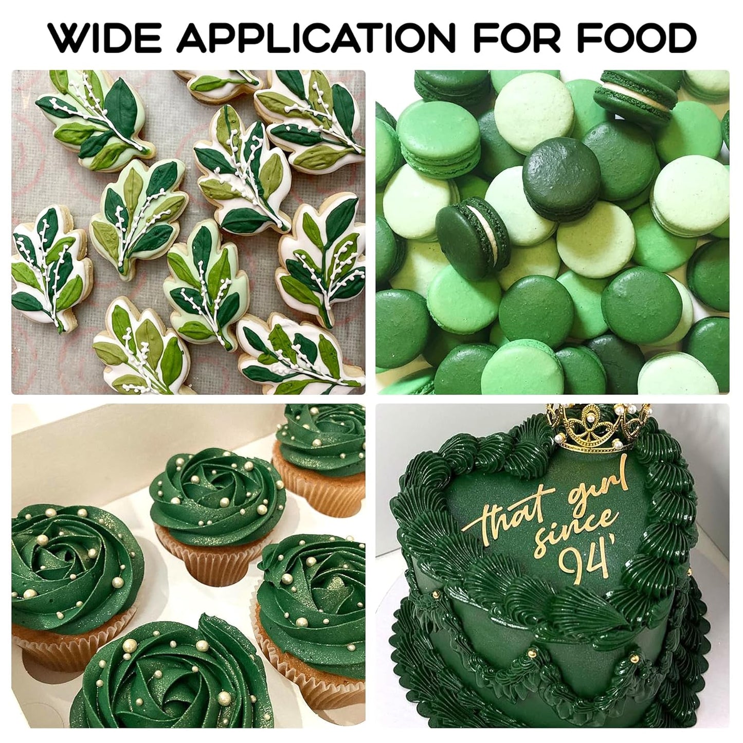 Olive Food Coloring Gel 4.5 Oz Professional Grade Olive Green Food Dye Concentrated Gel Food Coloring for Icing Baking Cake Decorating Cookie