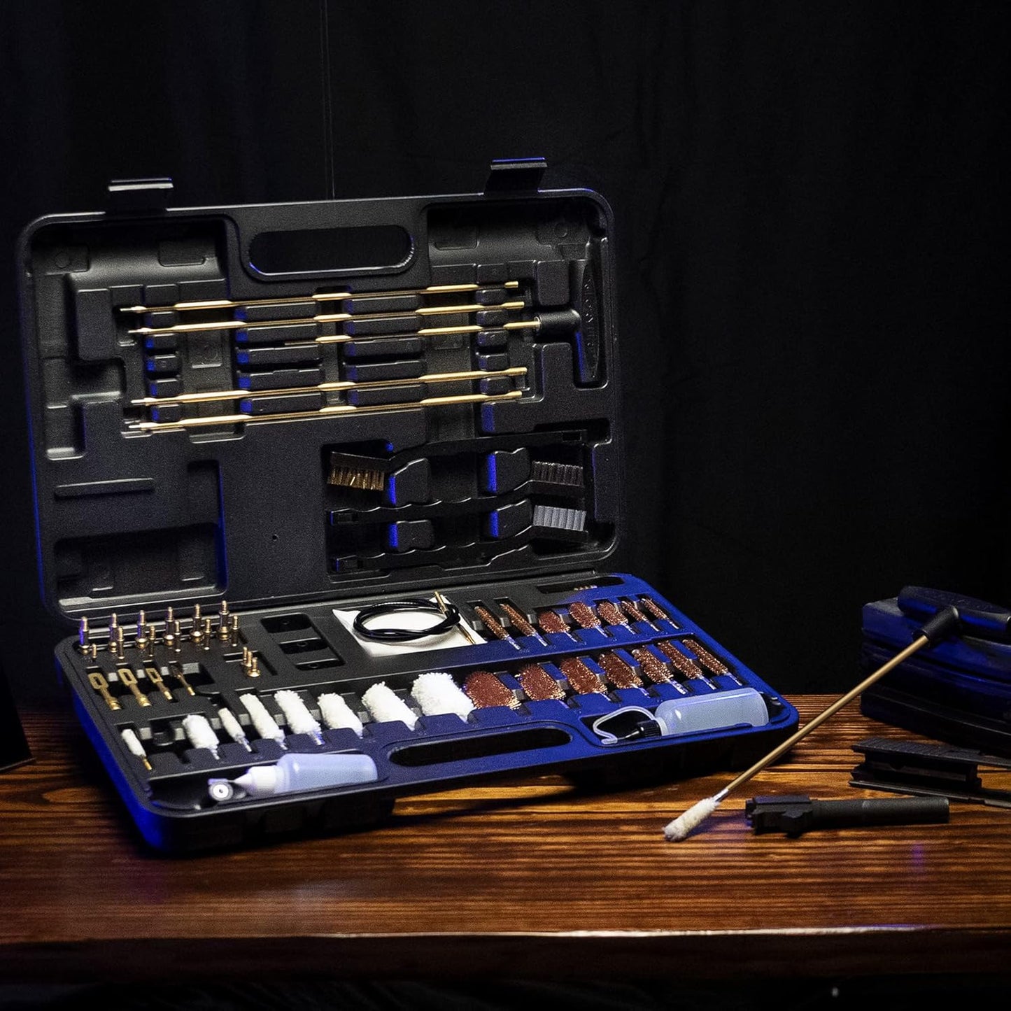 GLORYFIRE Gun Cleaning Kit Universal for Guns, Gun Brushes for Pistol, Handgun, Shotgun, Elite Brass Rods and Wire Rope, Hunting Gear Gun Accessories for Men