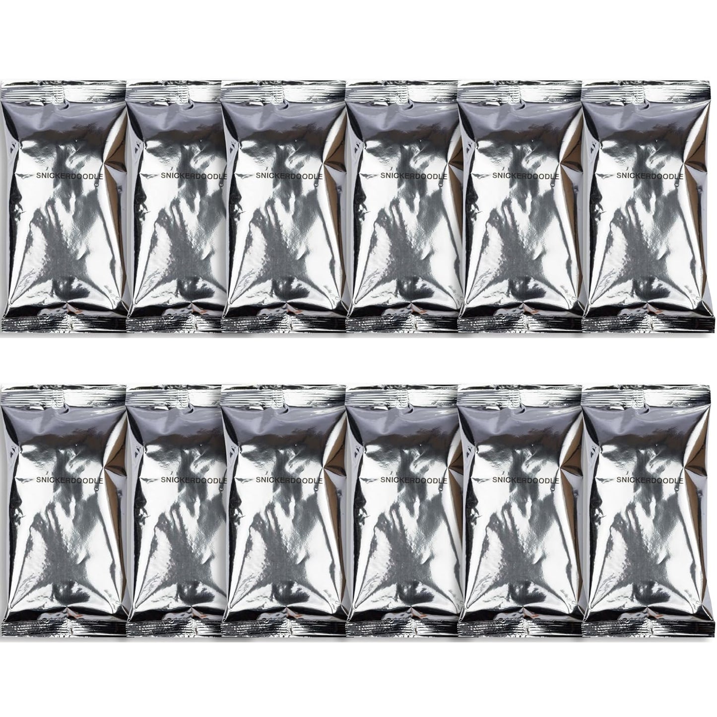 Sarasota Coffee Ground Packets | Gourmet Flavored Medium Roast Grounds Packs | Snickerdoodle Sugar Cookie | Low Acid Mold Free Bulk Individual Pouches for 12 Cup Coffee Maker | 2 oz Bags, 12 Count