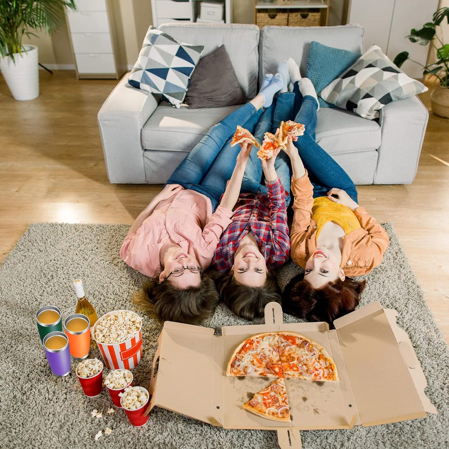 VEGOND 20oz Tumbler with Lid and Straw Stainless Steel Tumbler Cup Bulk Vacuum Insulated Double Wall Travel Coffee Mug Powder Coated Coffee Cup(Purple 12 Pack)