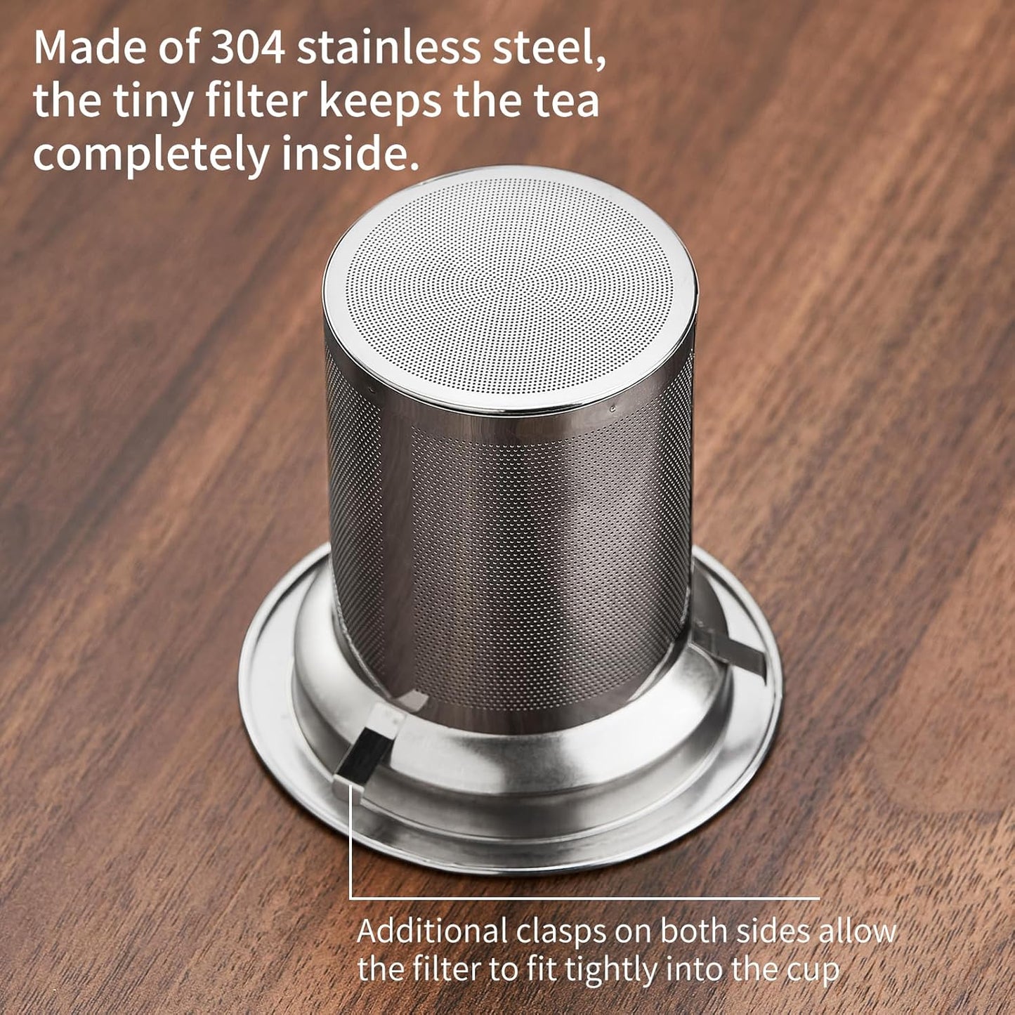 Glass Tea Cup with Infuser and Lid, 17.6oz/520ml Large Borosilicate Glass Teacup with Stailess Steel Filter, Clear Mug for Loose Leaf Blooming Tea, Dishwasher Safe - Tea Maker Gift