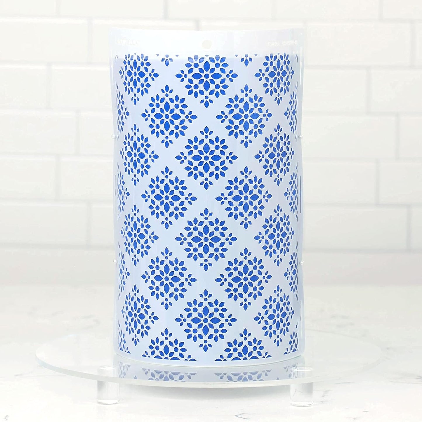 Cake Baking Stencil - Seamless Delicate Pattern for Decorating Tall Double Barrel Cake to Use with Buttercream, Royal Icing, Ganache, Paint, Airbrush (VORRA)