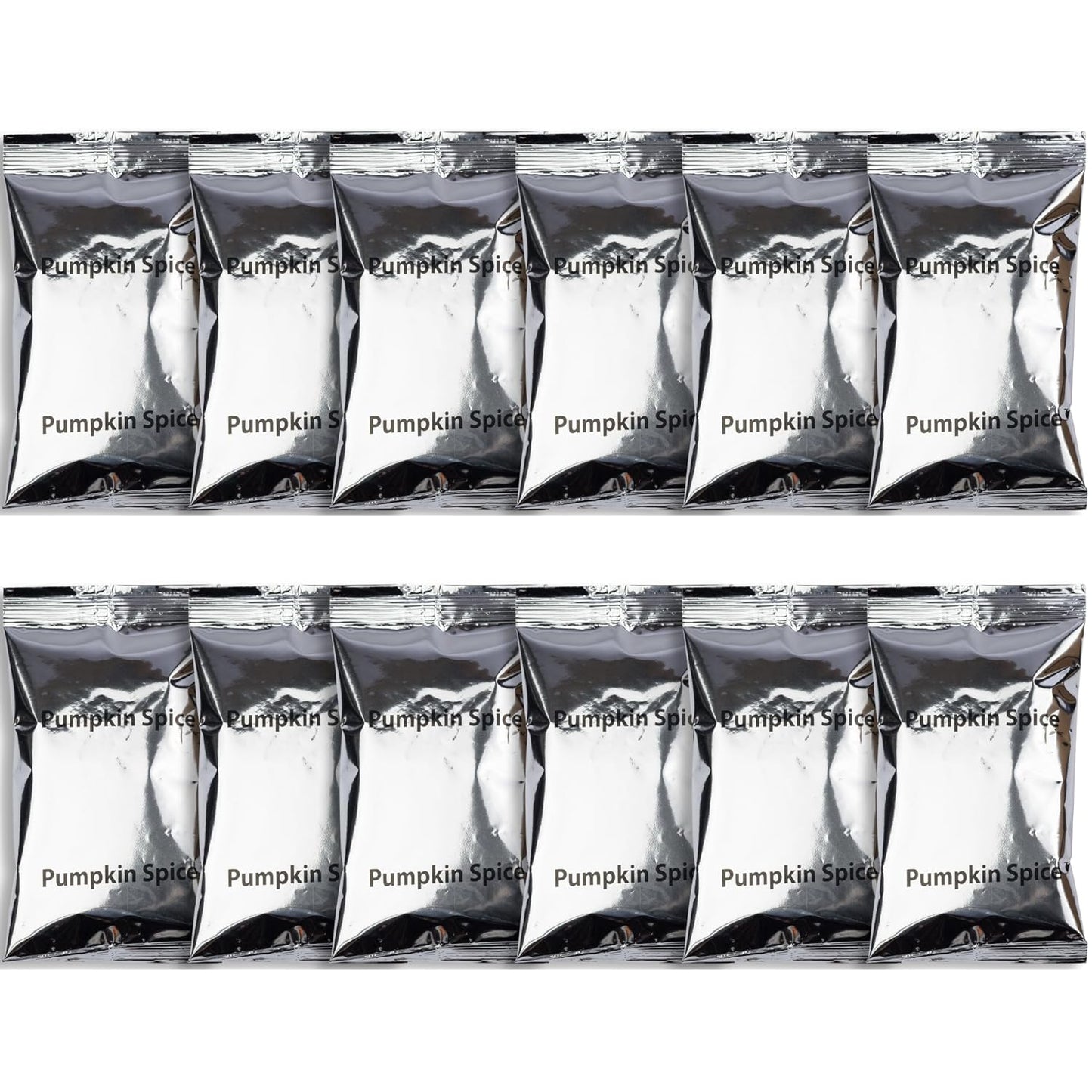 Sarasota Coffee Ground Packets | Gourmet Flavored Medium Roast Grounds Packs | Pumpkin Spice Latte | Low Acid Mold Free Bulk Individual Single Pot Pouches for 12 Cup Coffee Maker | 2 oz Bags, 12 Count