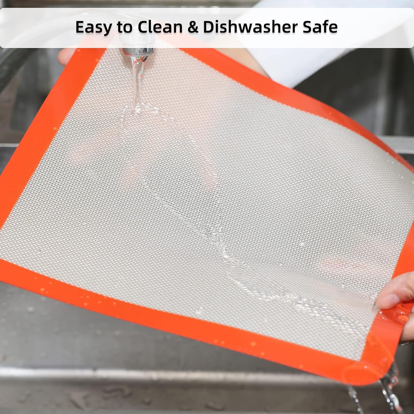 Square Silicone Baking Mats for 12 Inch Cake Pan/12x12 Cheesecake Pan/Toaster Oven/XL Air Fryer, 11.75"Square Food Grade Silicone Mat for Baking Sheet for Cake/Pastry/Torte/Pie, Non-Stick&Reusable2PCS