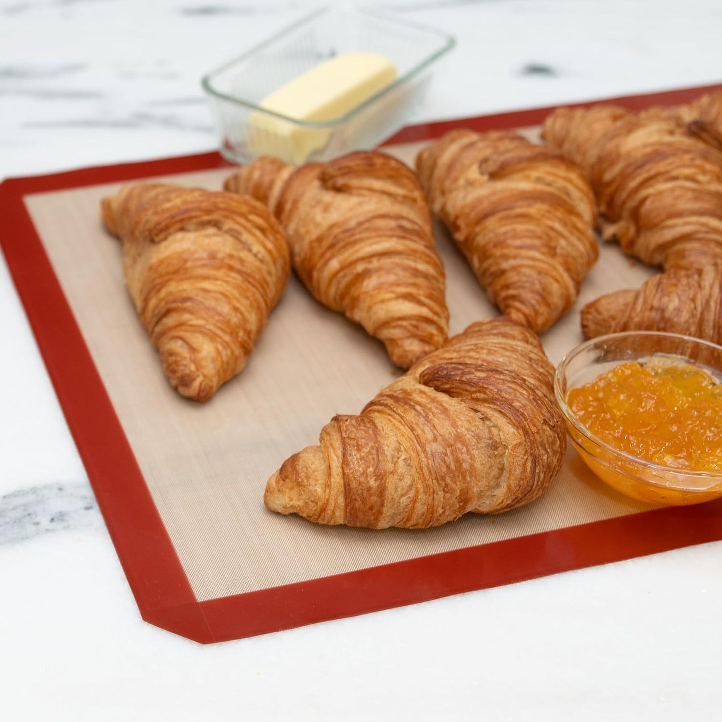 Silicone Baking Mats, Full size, Baking Sheet Liners, Multi Pack,17 x 25 inch, Non-Stick, Silicone Baking Sheet Liner, Perfect For Baking Macarons Cookies And Cakes (Full Size, 10, Baking Mats)