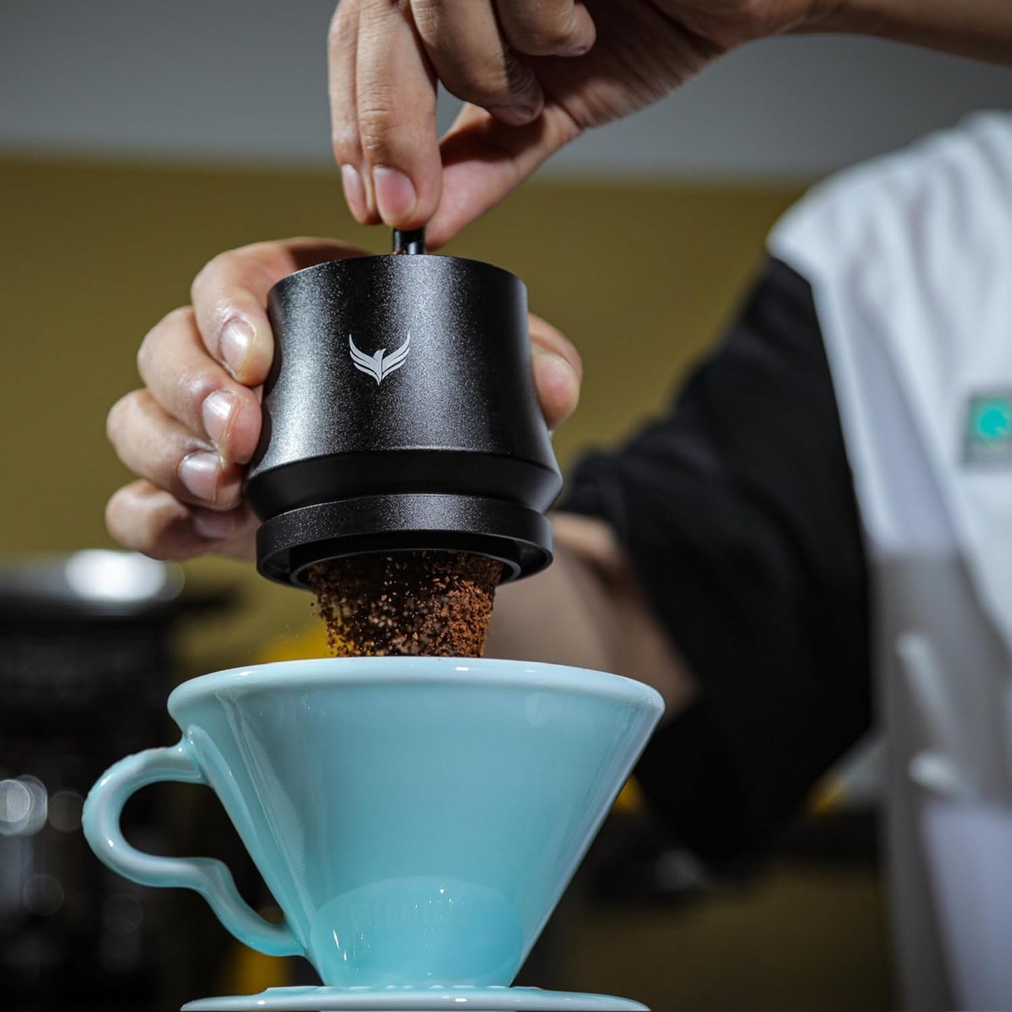 Espresso Machine Accessories 58mm Barista Tools Includes Blind Coffee Shaker, Calibrated Tamper, Coffee Distributor, Portafilter Funnel, Puck Screen and WDT Espresso Stirrer