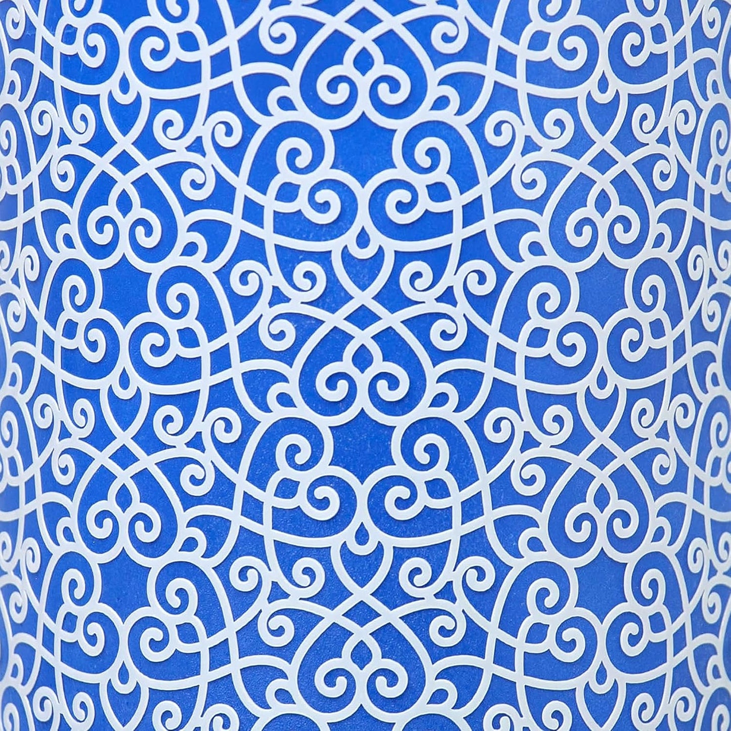 Cake Baking Stencil - Seamless Delicate Pattern for Decorating Tall Double Barrel Cake to Use with Buttercream, Royal Icing, Ganache, Paint, Airbrush (FLAIRE)