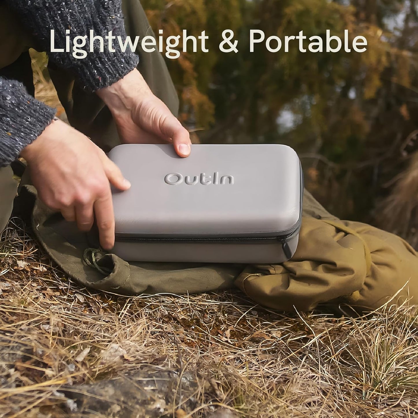 OutIn Nano Portable Electric Espresso Machine Carrying Bag, Waterproof Sturdy EVA Electronic Coffee Maker Storage Case Hand Hold Belt, Travelling, Office, Camping