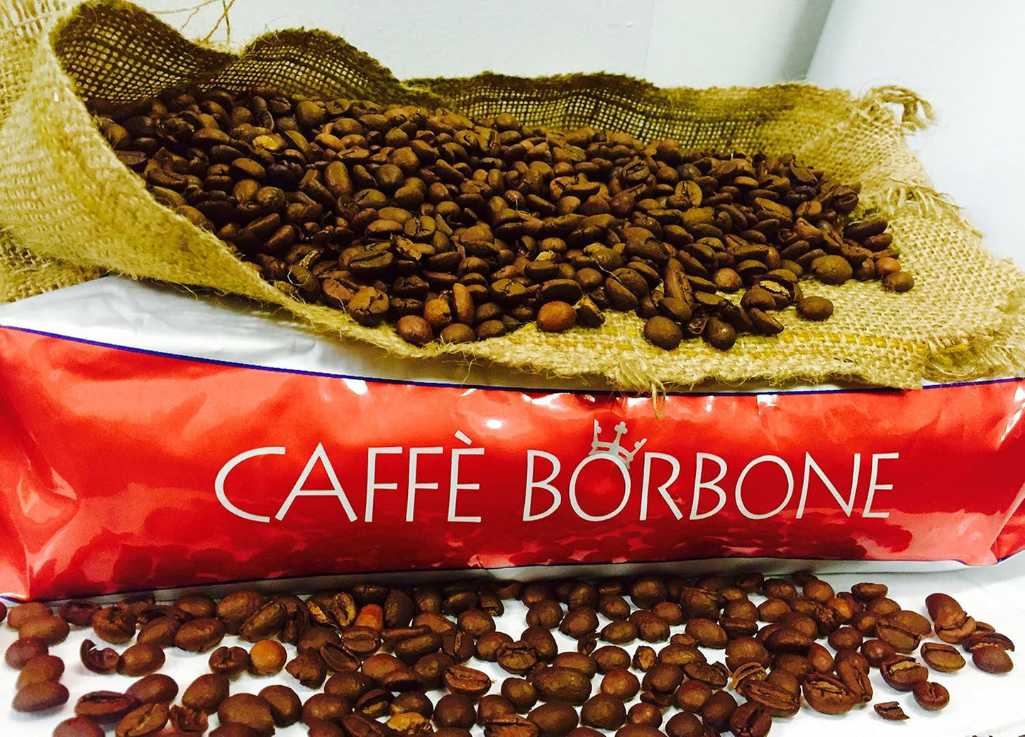 Caffe Borbone Whole Bean Coffee, Dark Roast, Red Blend, Authentic Italian Coffee, 2.2 lb Bag (Pack of 2)